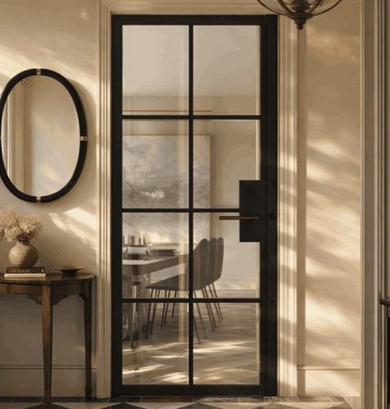 Soho Black Crittall Syle Internal Door