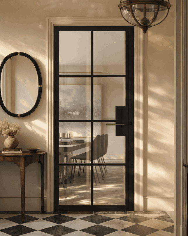 Soho Black Crittall Syle Internal Door