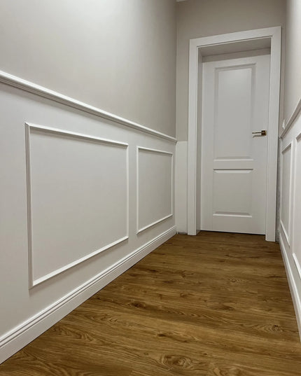 Wainscoting Wall Panelling - Thin Moulding Strips 003