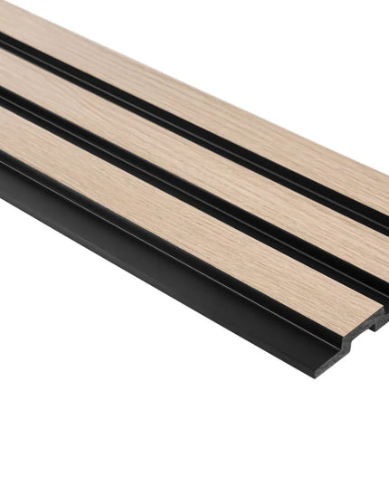 Waterproof Light Oak Slat Wall Panels
