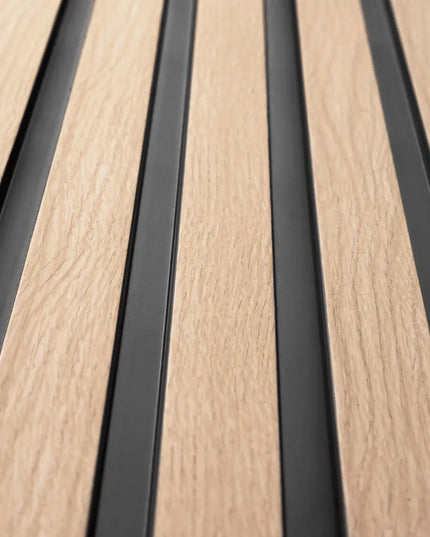 Waterproof Light Oak Slat Wall Panels