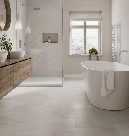 Cotswold Stone LVT Click Flooring - Neutral Stone Effect