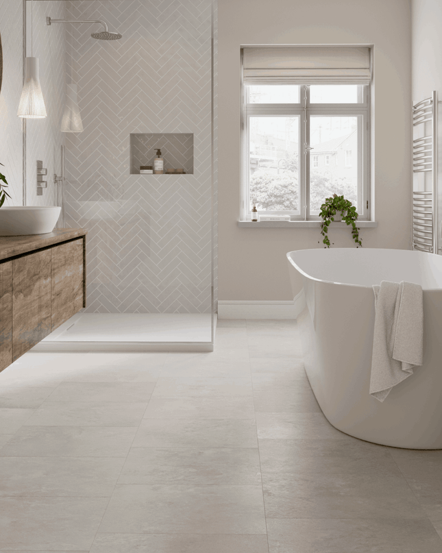 Cotswold Stone LVT Click Flooring - Neutral Stone Effect