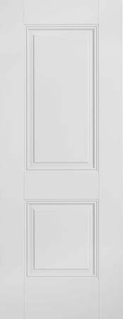 Kensington Two Panel White Internal Door